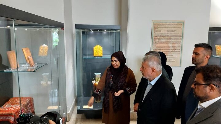 بازدید نوروزی وزیر میراث‌فرهنگی، گردشگری و صنایع‌دستی از کاخ گلستان