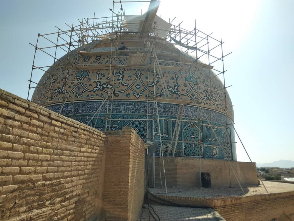 از افتضاح مرمتی تاپروژه‌ای ملی؛مرمت گنبدشیخ لطف‌الله چگونه ادامه دارد؟