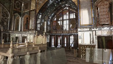 بازدید خبرنگاران بین‌المللی از کاخ آسیب‌ دیده گلستان